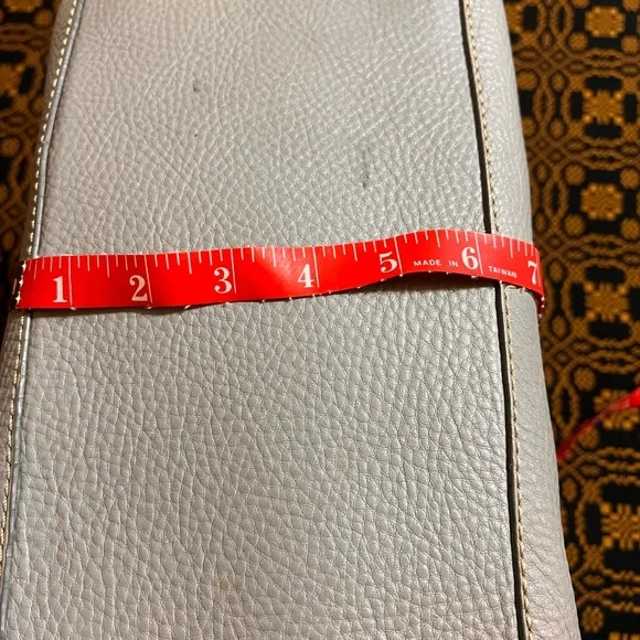 Cole Haan Gray Leather Handbag - EUC - Picture 7 of 10